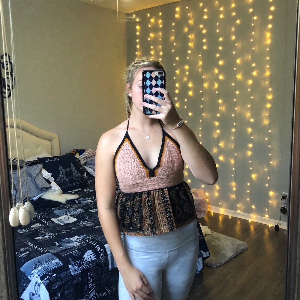 american Eagle tie tank